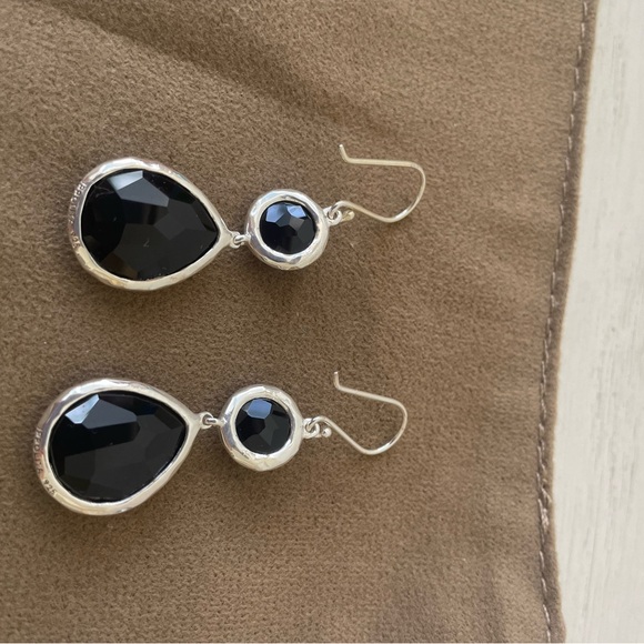 Authentic Ippolita onyx earrings - Picture 5 of 10